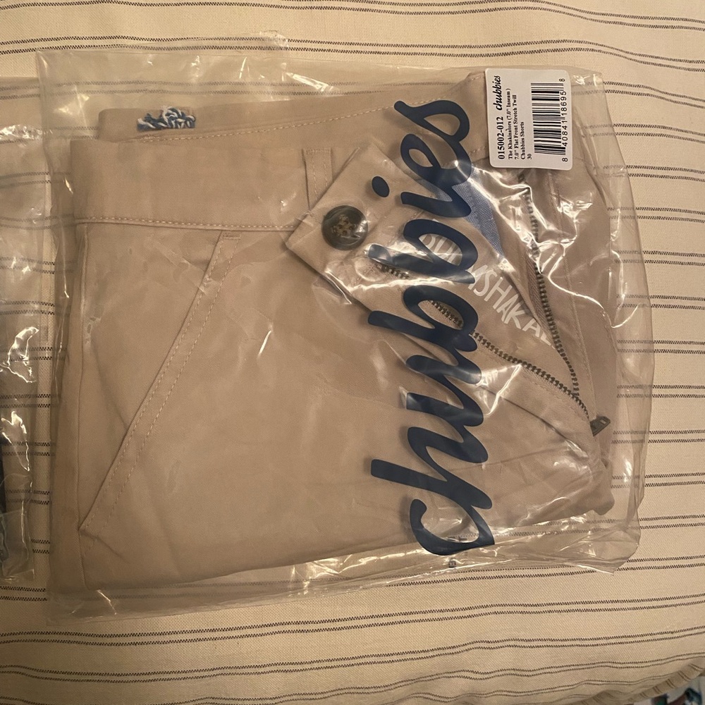 Chubbies 7” seam Flat Front Short
